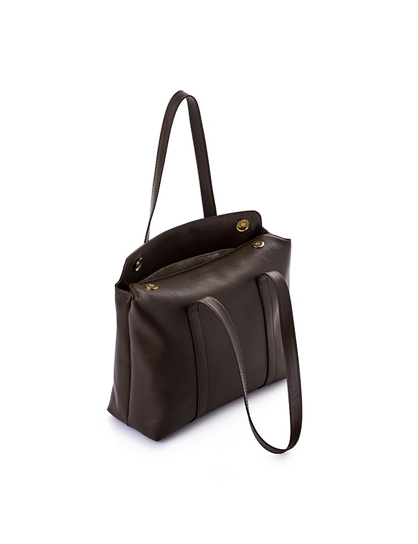 Mala de Ombro Senhora Taranto Castanho