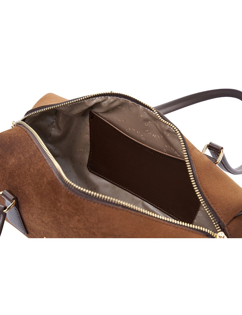 Mala de Ombro Senhora Treviso Castanho