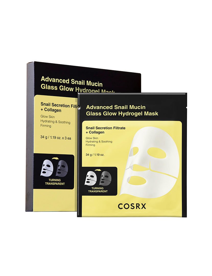 Advanced Snail Mucin Glass Glow Hydrogel Mask 