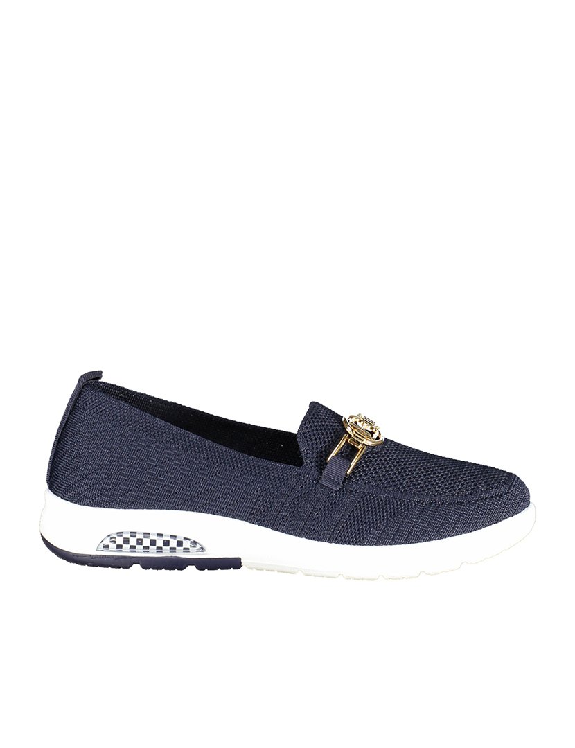 Mocassins Slip-on Senhora Azul