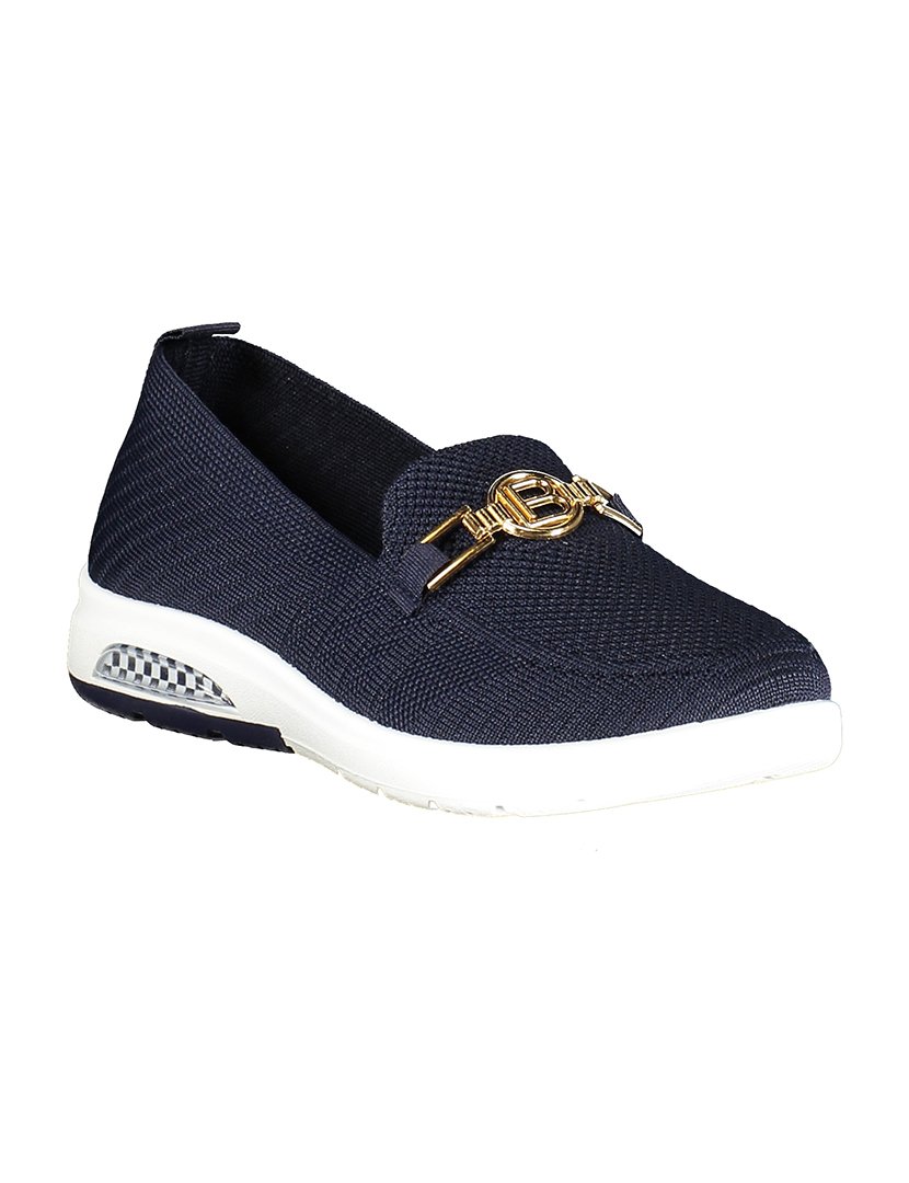 Mocassins Slip-on Senhora Azul