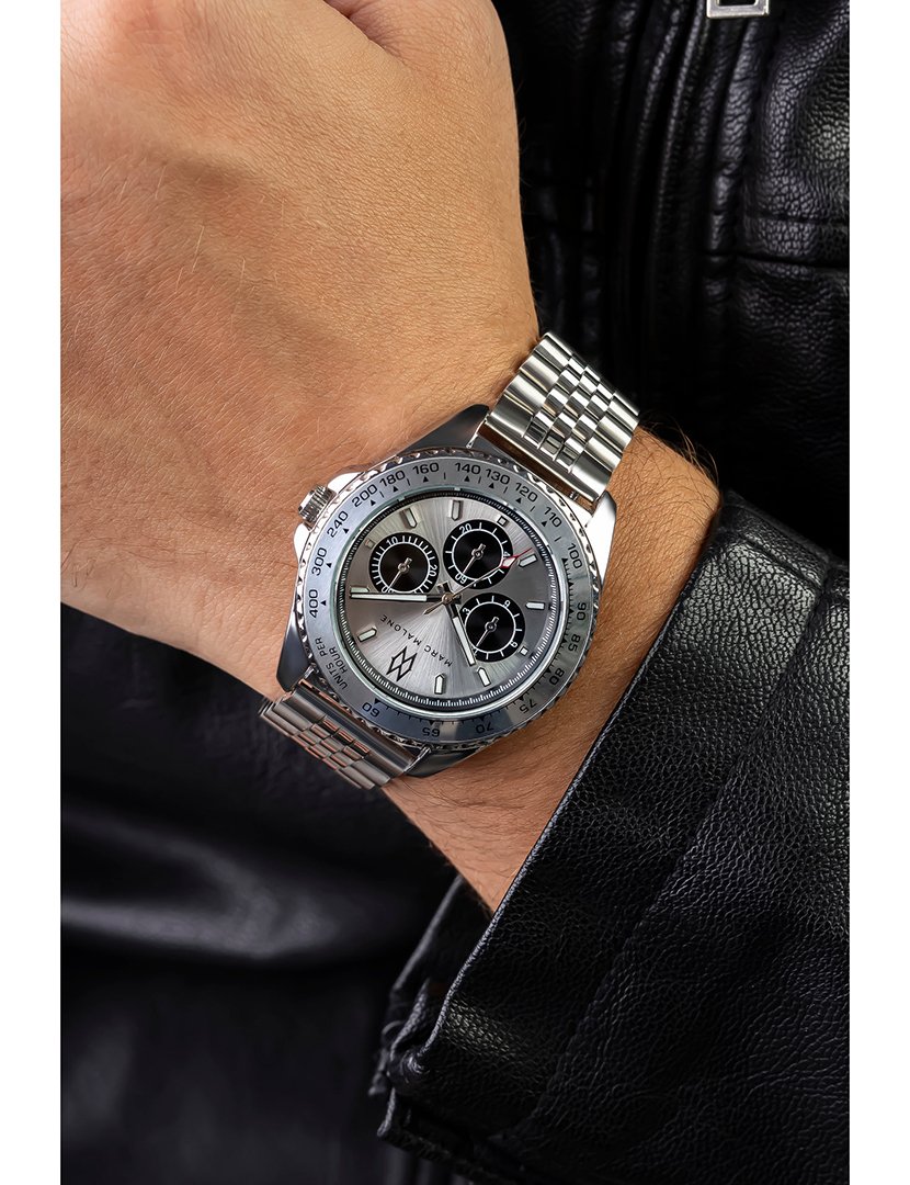 Relógio Masculino Prateado