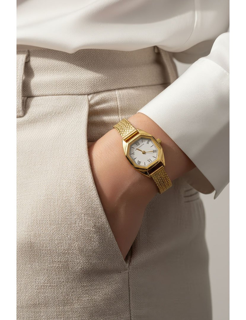 Relógio Feminino Dourado