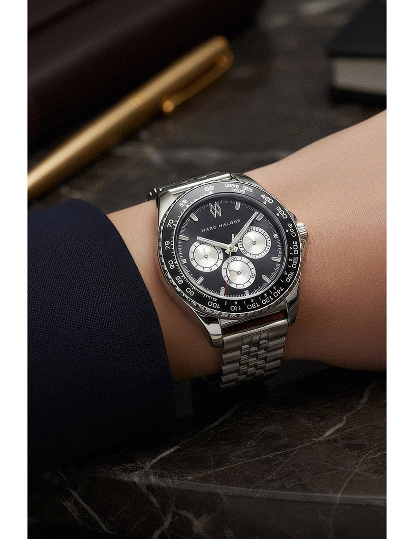 Relógio Masculino Prateado