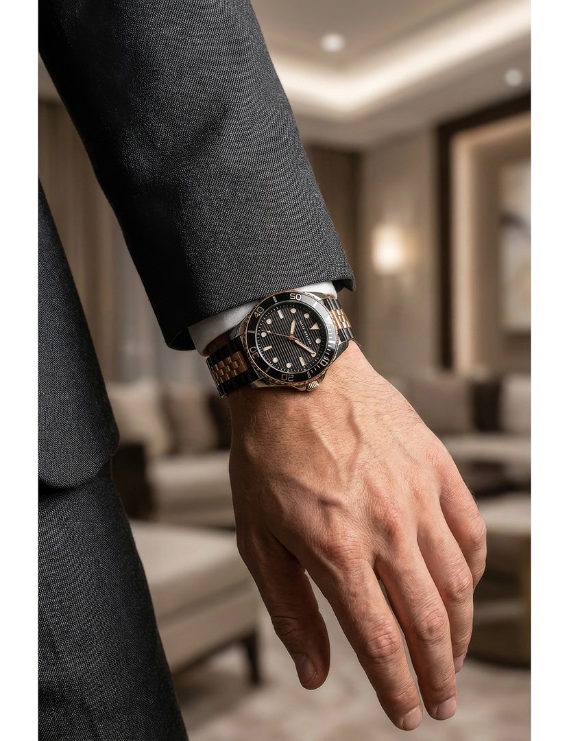 Relógio Masculino Prateado