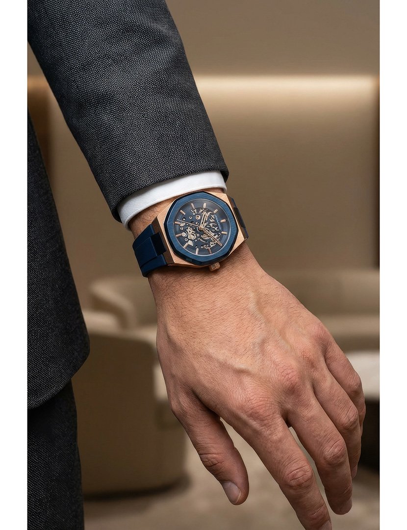 Relógio Masculino Dourado