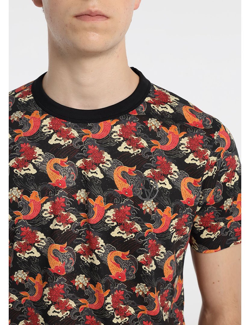 T-Shirt Homem Estampado Multicolorido