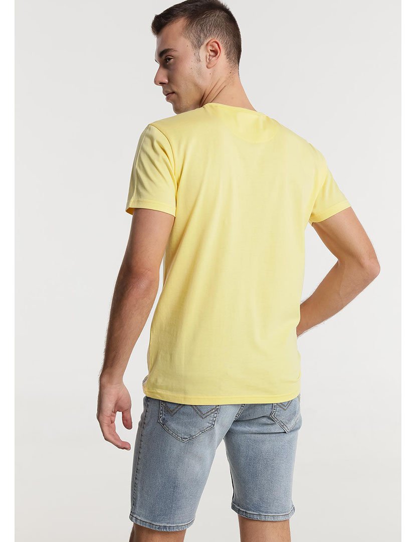 T-Shirt Homem Amarelo