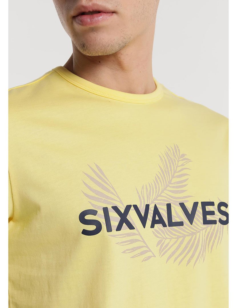 T-Shirt Homem Amarelo