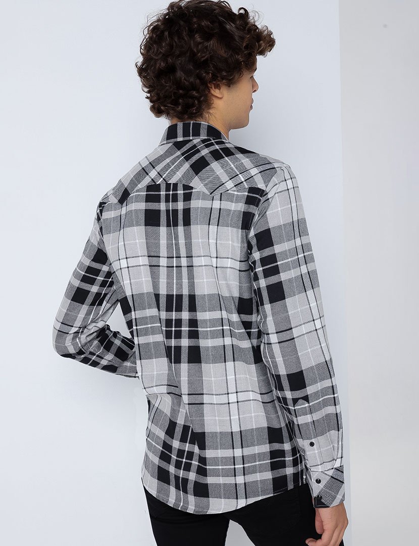 Camisa Homem Cinzento