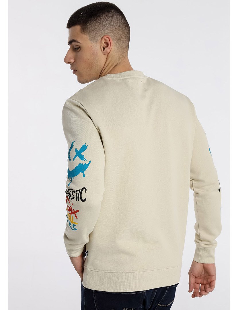 Men's Beige Sweatshirt