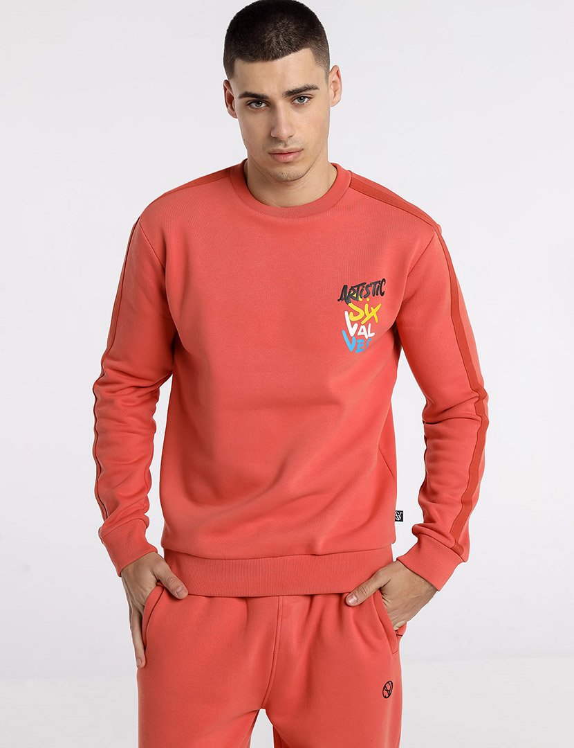 Sweatshirt Homem Vermelho