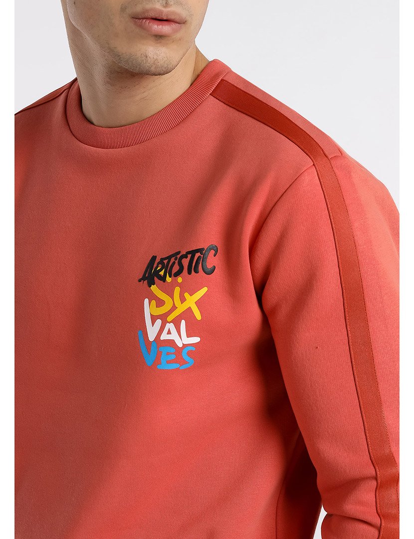 Sweatshirt Homem Vermelho
