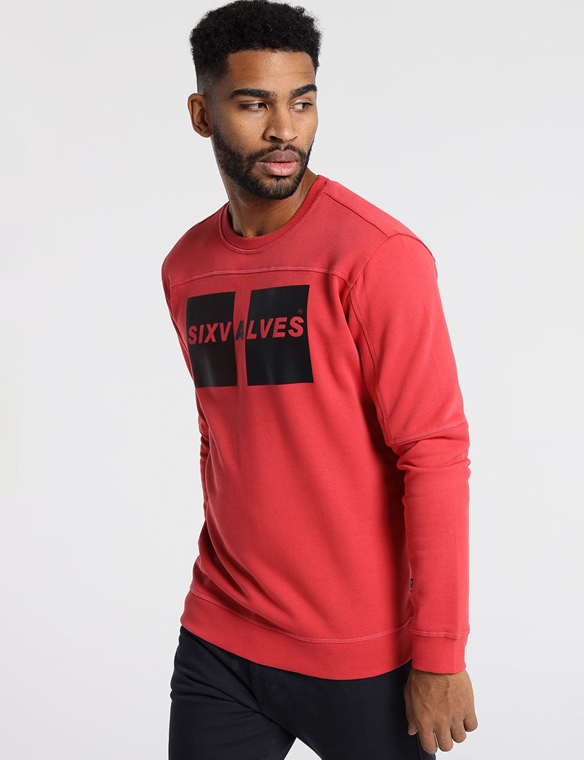 Sweatshirt Homem Vermelho