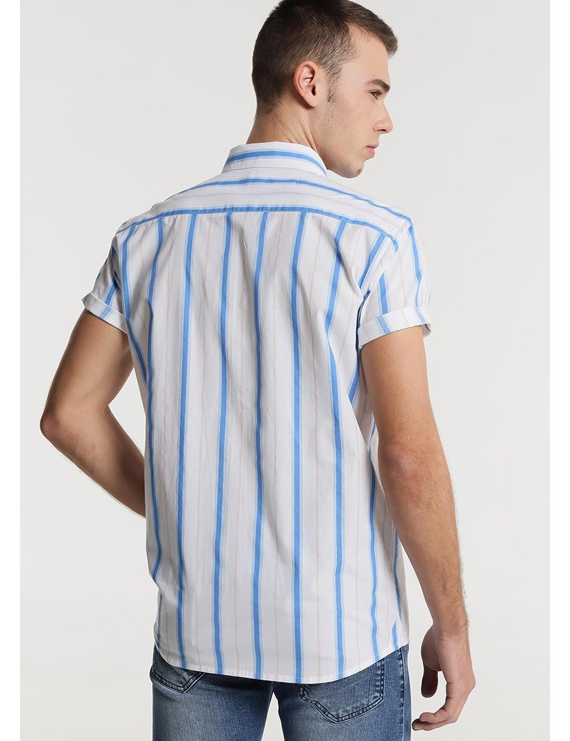 Camisa Manga Curta Homem Estampado Multicolorido