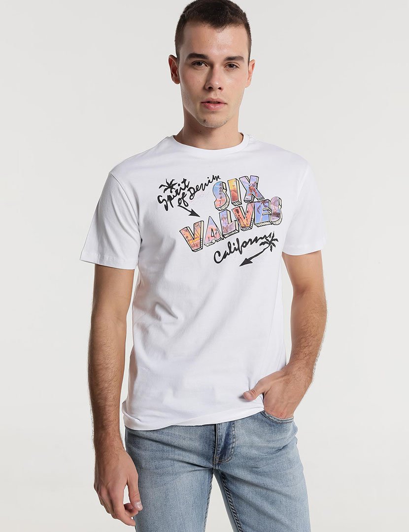 T-Shirt Homem Branco