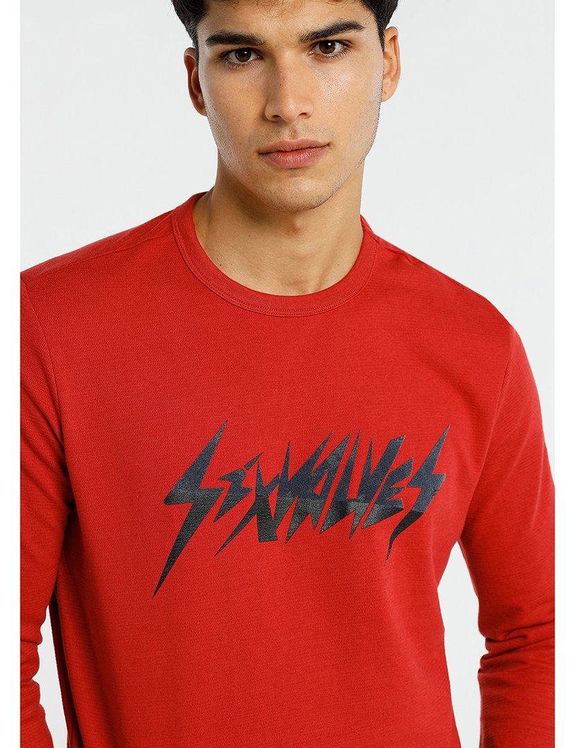 Camisola Homem Vermelho