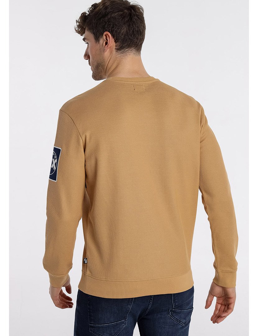 Sweatshirt Homem Castanho