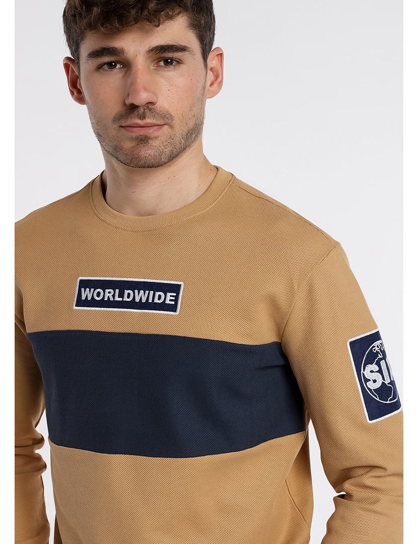 Sweatshirt Homem Castanho