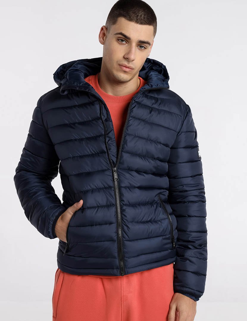 Casaco Acolchoado Homem Azul