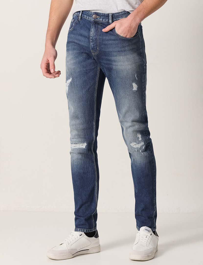 Calças Ganga Homem Azul