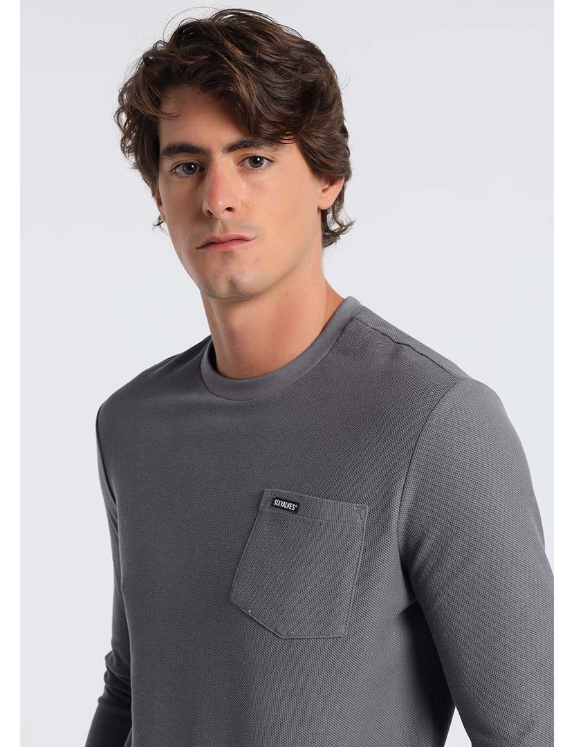Camisola Homem Cinzento