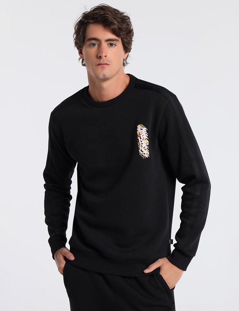 Sweatshirt Homem Preto