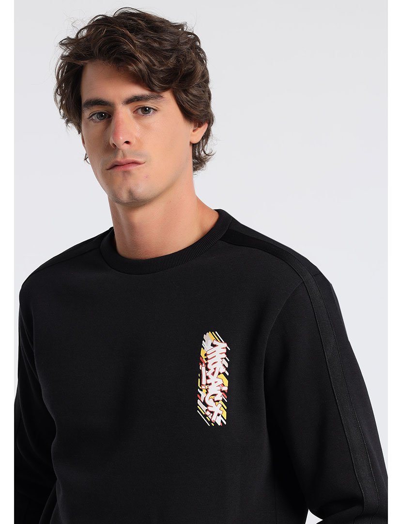 Sweatshirt Homem Preto