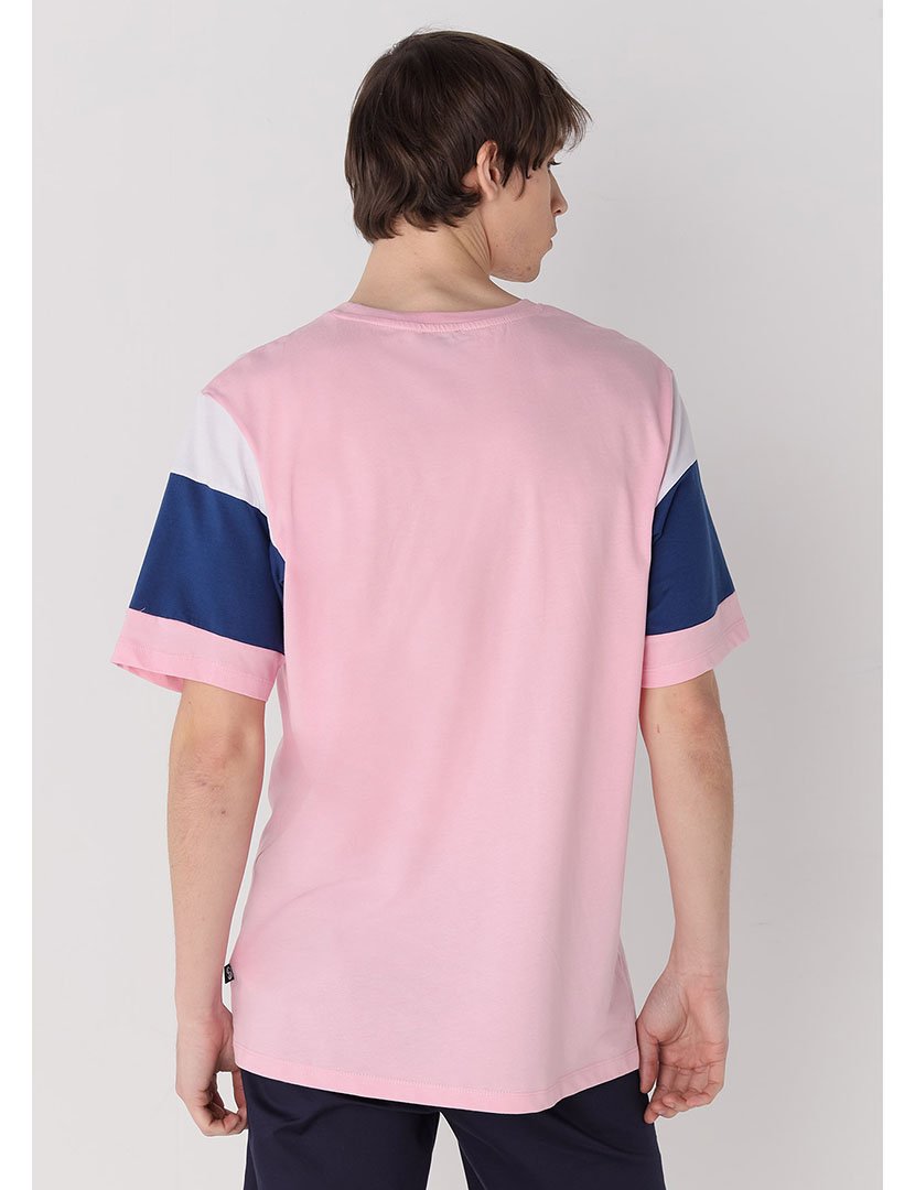 T-Shirt Homem Rosa