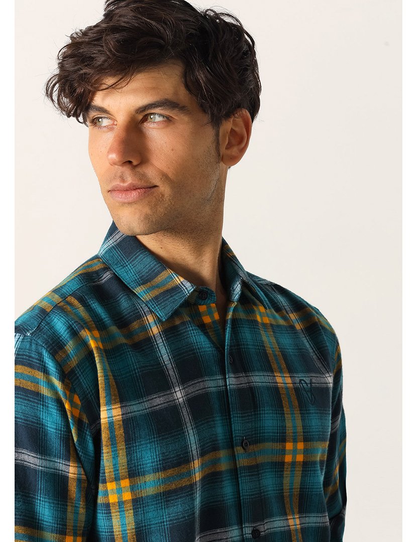 Camisa Homem Estampado Multicolorido