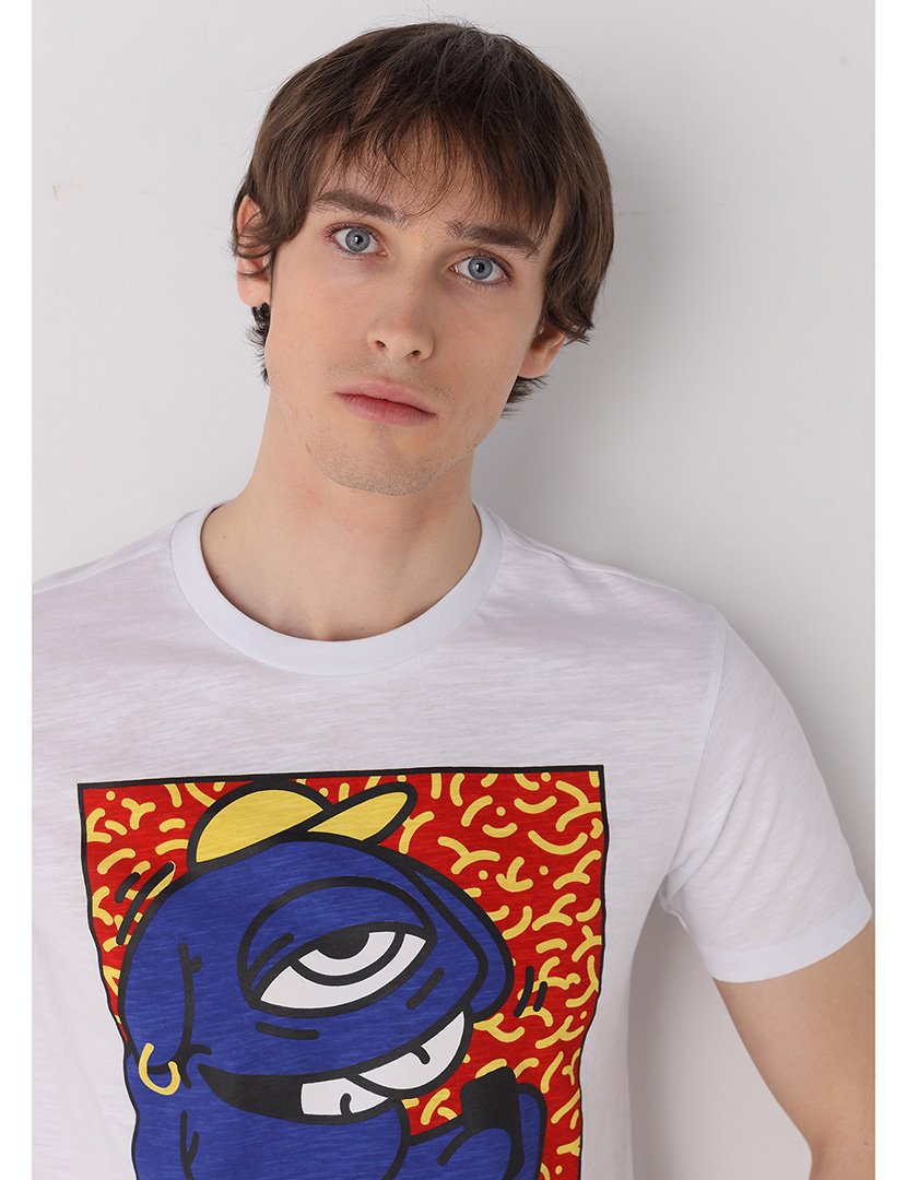 T-Shirt Homem Branco