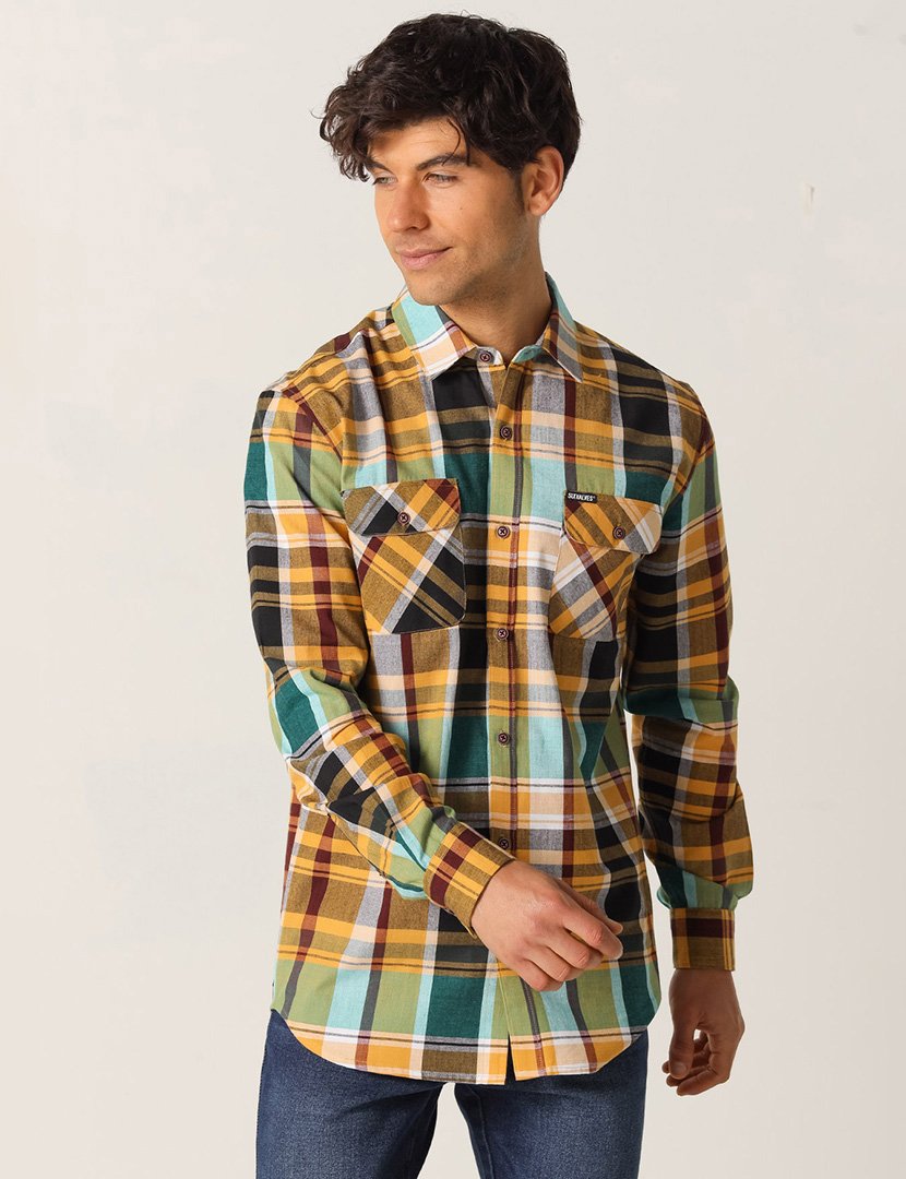 Camisa Homem Estampado Multicolorido