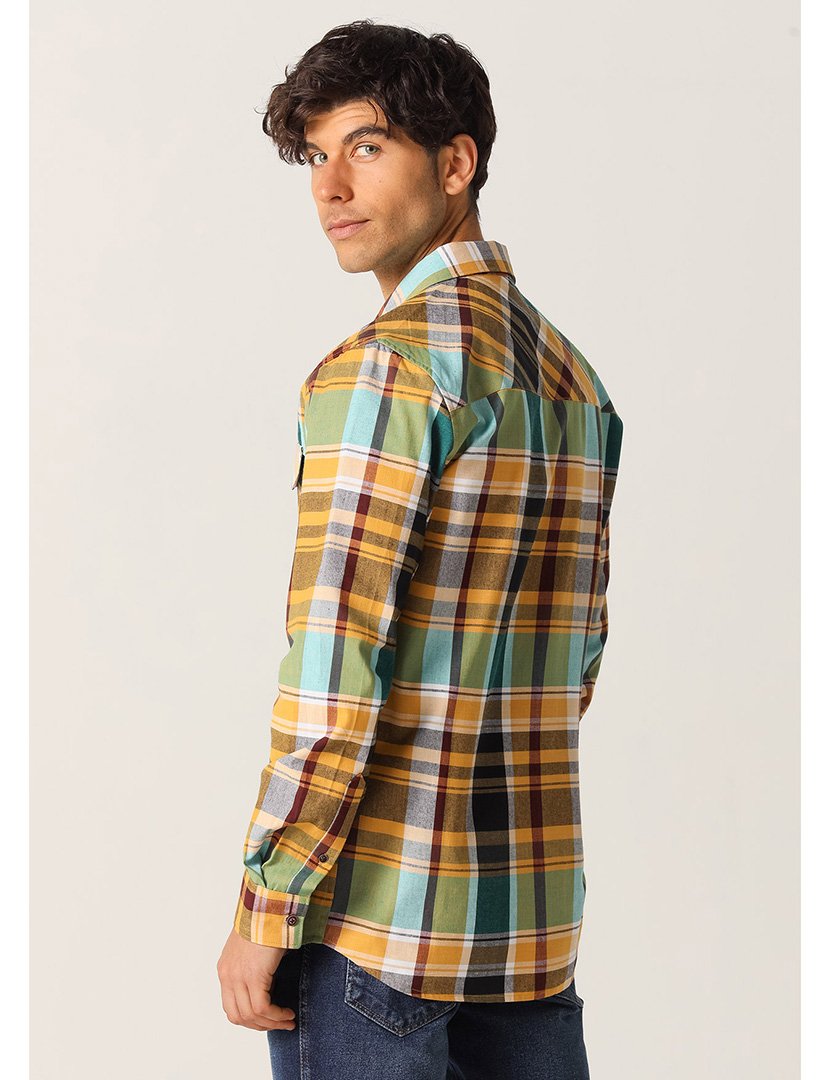 Camisa Homem Estampado Multicolorido
