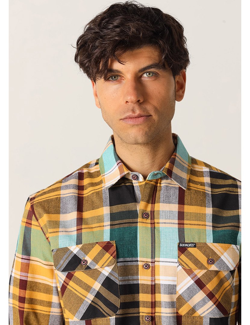 Camisa Homem Estampado Multicolorido