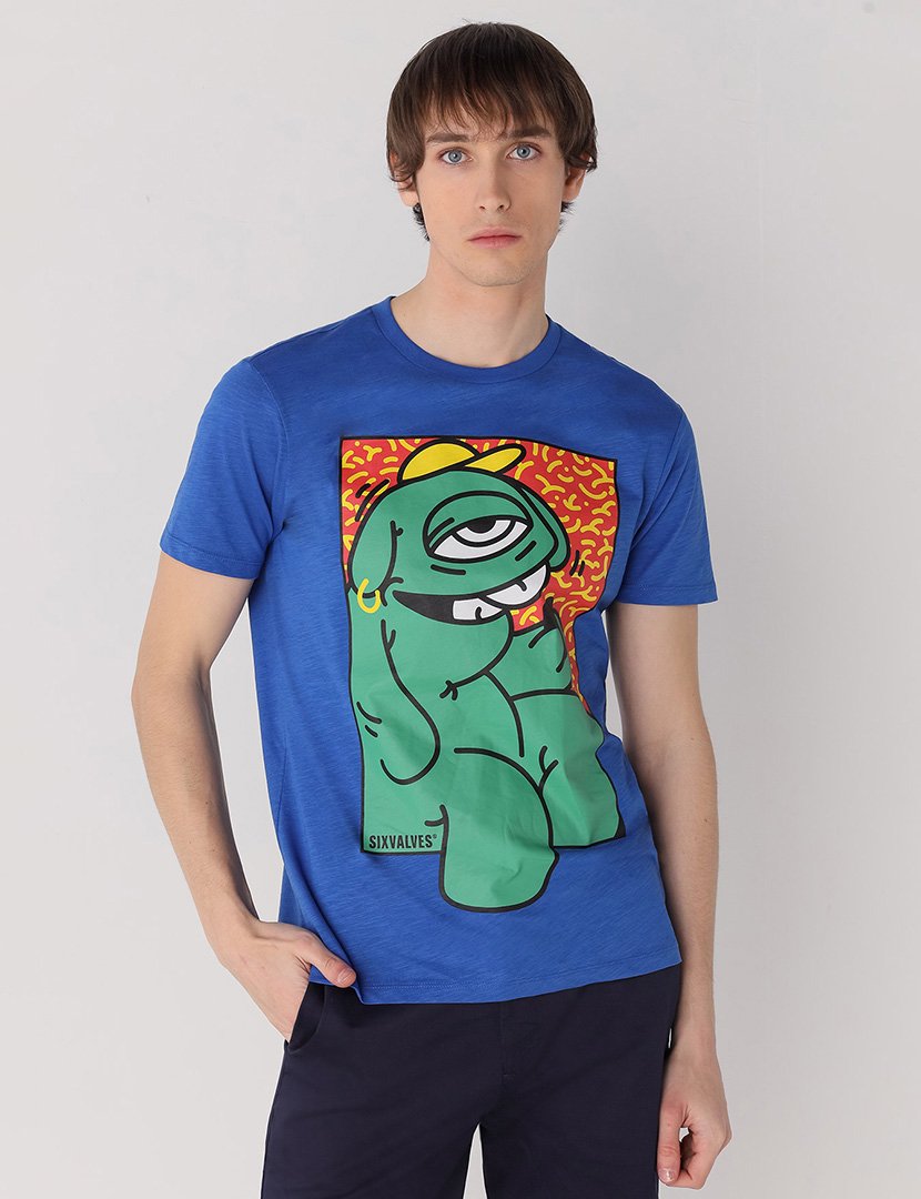 T-Shirt Homem Azul