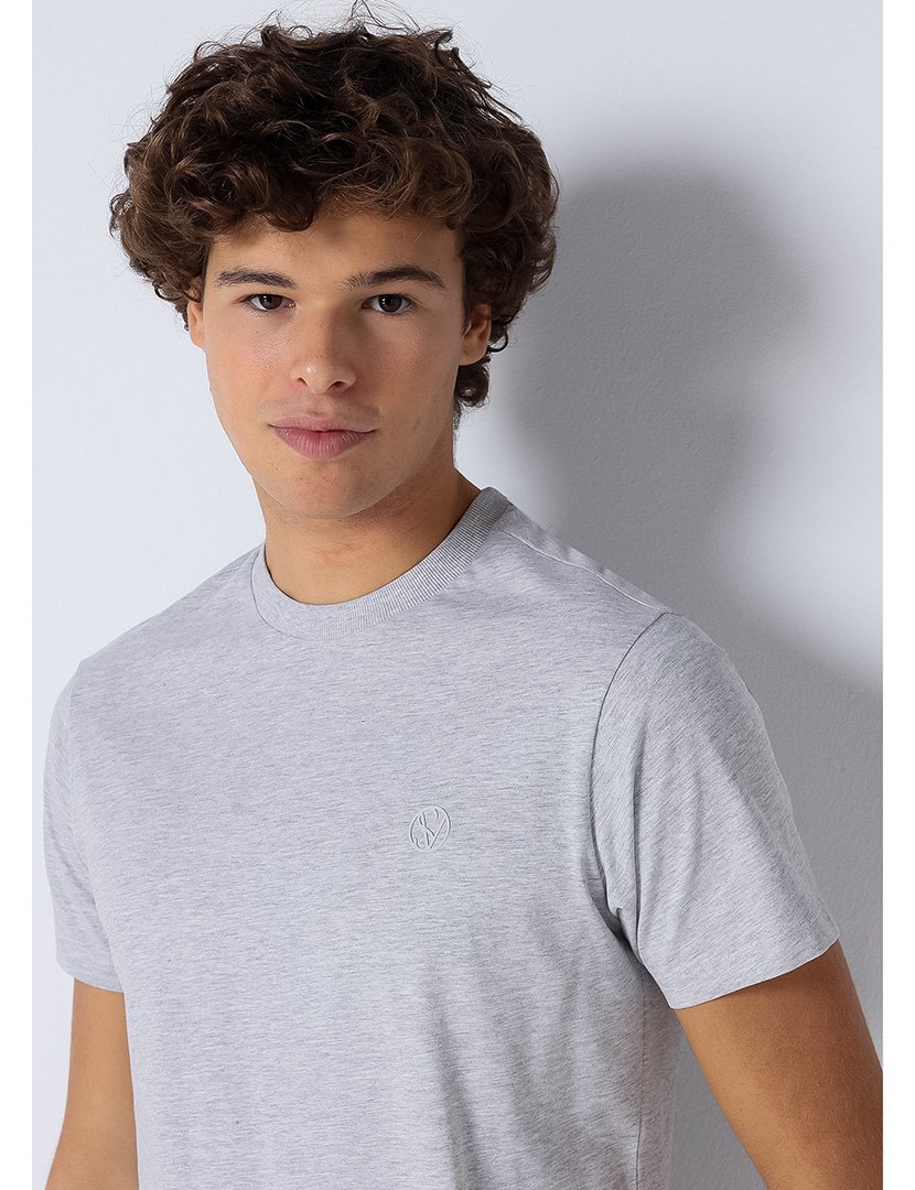 T-Shirt Homem Cinzento