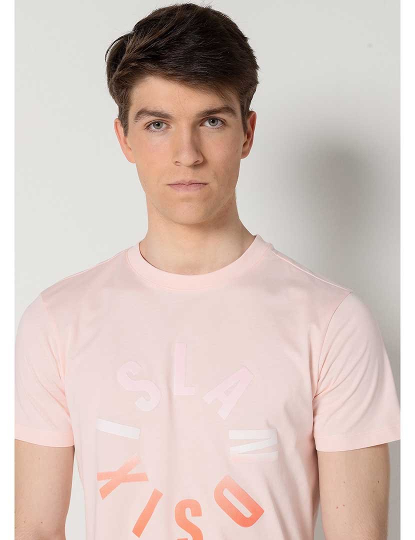 T-Shirt Homem Rosa