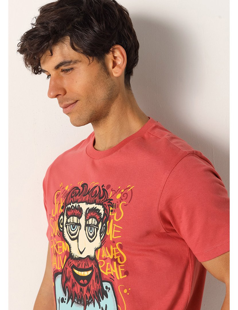 T-Shirt Homem Vermelho