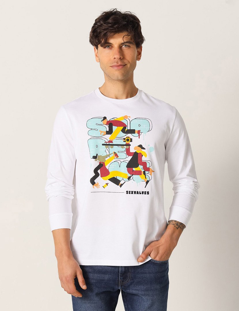 Camisola Homem Branco