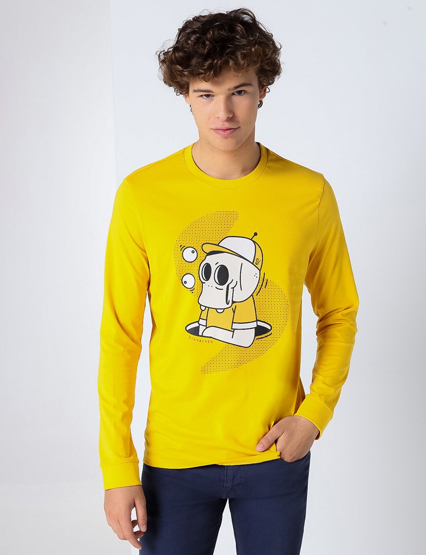 Camisola Homem Amarelo