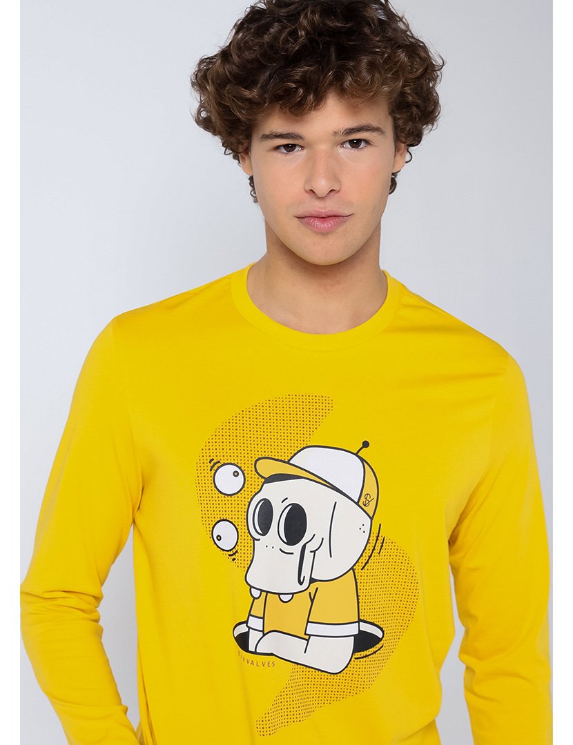 Camisola Homem Amarelo