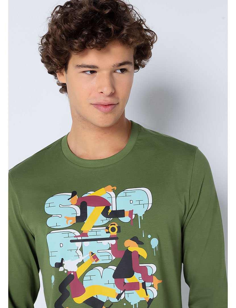 Camisola Homem Verde