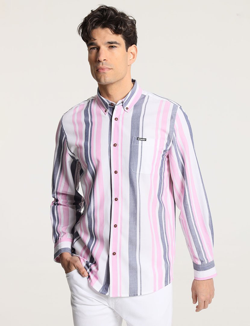 Camisa Homem Estampado Multicolorido