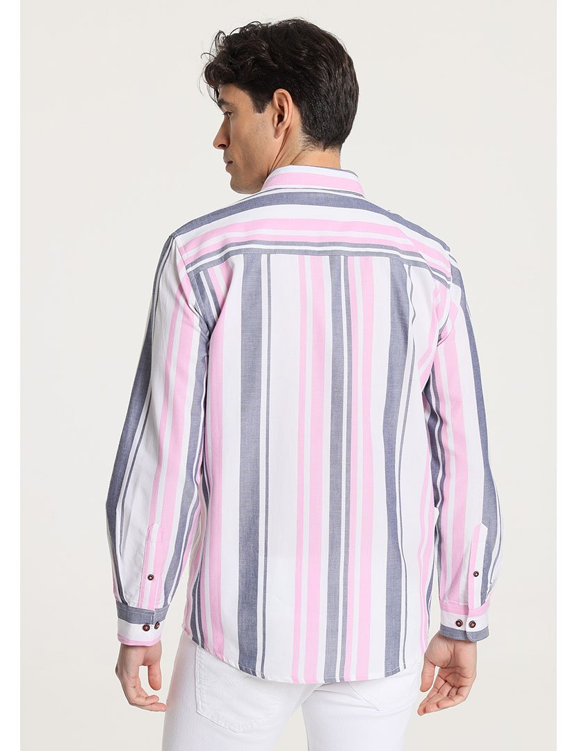 Camisa Homem Estampado Multicolorido