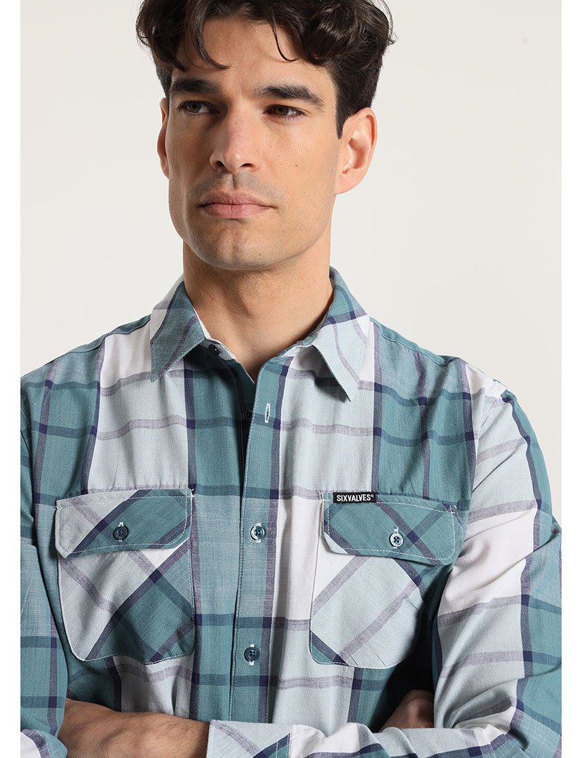 Camisa Homem Estampado Multicolorido