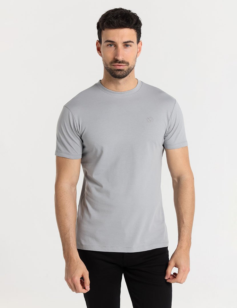 T-Shirt Homem Cinzento