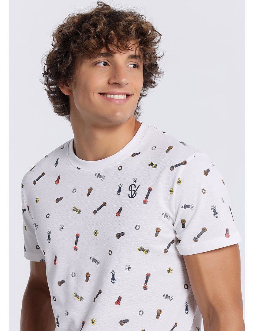 T-Shirt Homem Branco