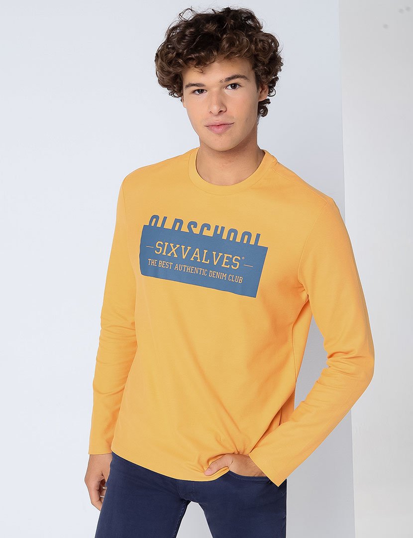 Camisola Homem Laranja