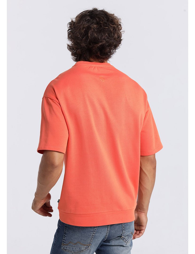 T-Shirt Homem Laranja