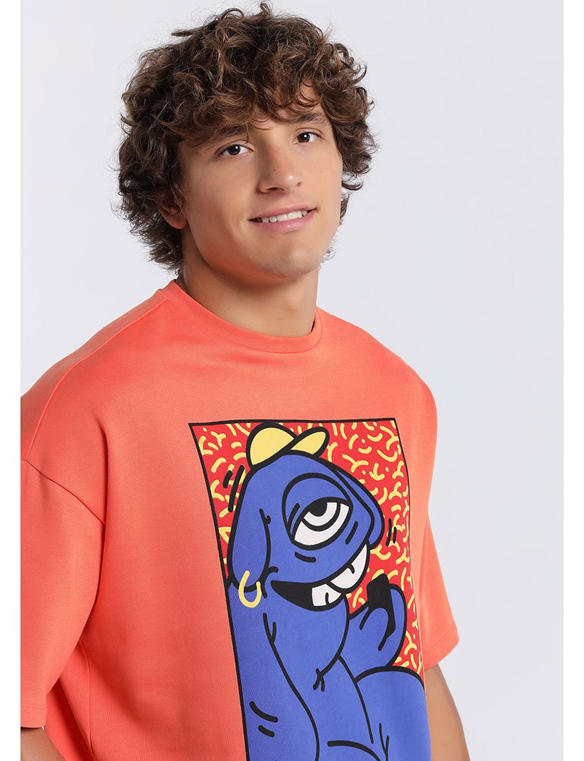 T-Shirt  Homem Laranja